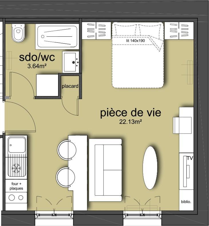 L'Audacieux Studio Lumineux Renove Et Equipe En Centre Ville Fontenay-le-Comte Kültér fotó